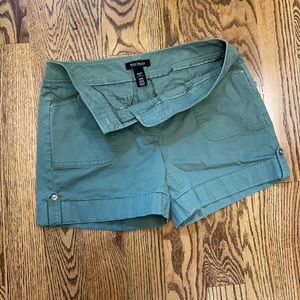 Army green White House Black Market shorts